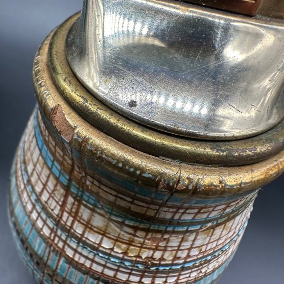 Mid Century Modern Seta SGRAFFITO Smoking Set Aldo Londi Bitossi 1950s Italy - Picture 7 of 13